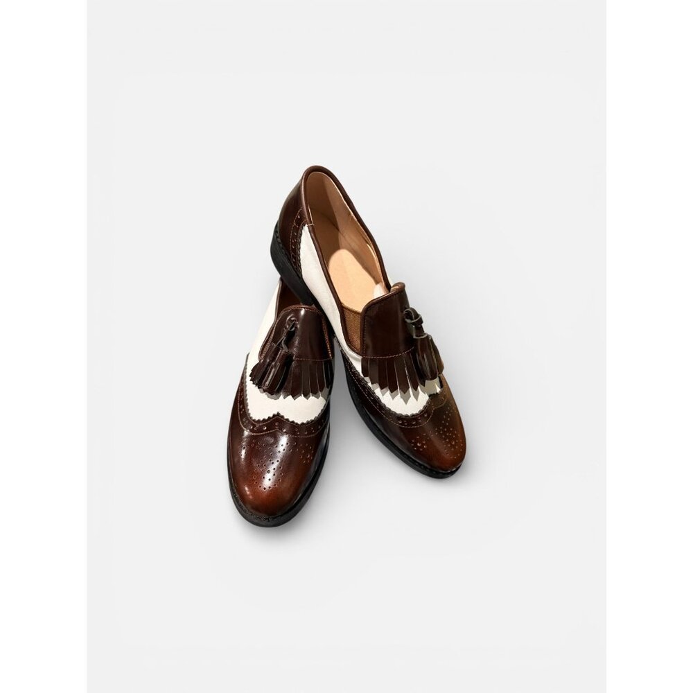 Larosa Women’s Leather Tassel Loafers – Size 9 - BRAND NEW!